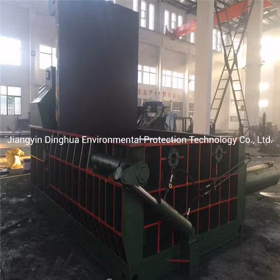 Automatic Square Compactor Round Hand Hydraulic Press Double Chamber Baler