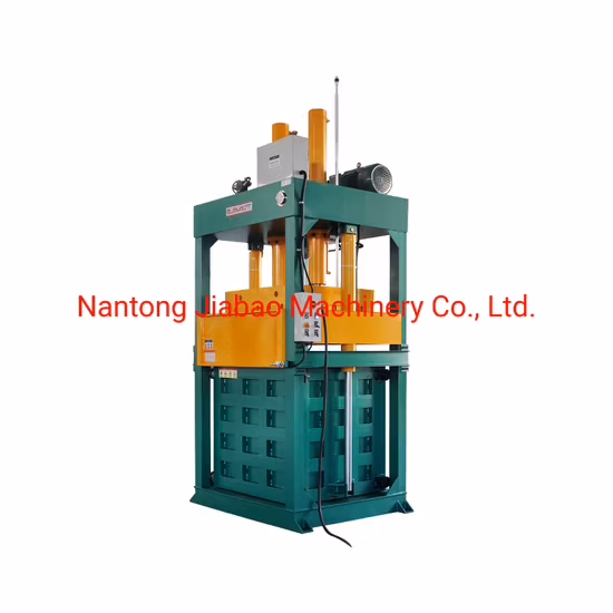 Vertical Hydraulic Textile Baling Press Machine Used Clothing Baler Machine Clothes Bale Machine