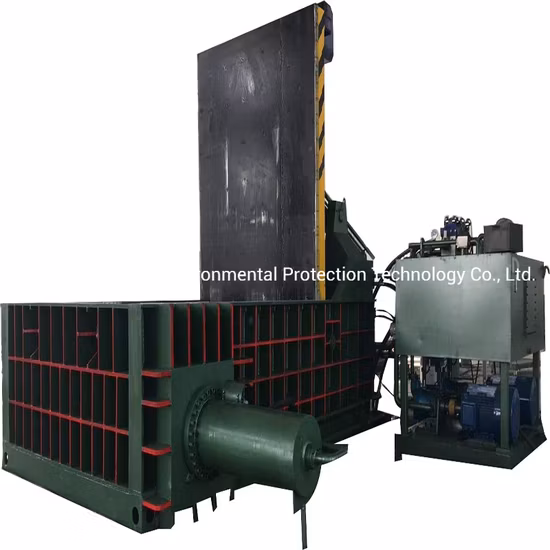 Automatic Square Compactor Round Hand Hydraulic Press Double Chamber Baler