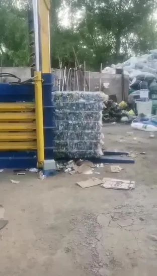 China Large Automatic Dual RAM Horizontal Hydraulic Baling Machine/ Hydraulic Baler for Cardboard Carton Plastic and Straw