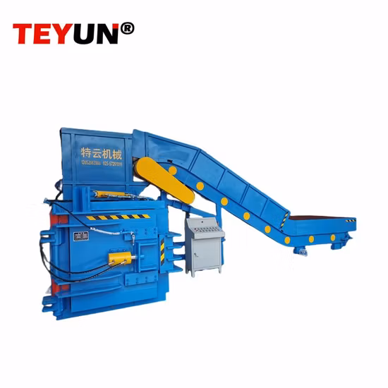 Teyun Professional Semi-Automatic Waste Cardboard Horizontal Baler Machine