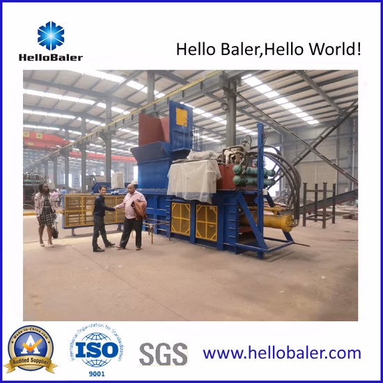 Automatic Baling Machine/Hydraulic Baler/Horizontal Baler Machine/Recycling Baler for Occ, waste Cardboard, Paper, Plastic, PET bottles, Cans, Metal, Straw, Hay