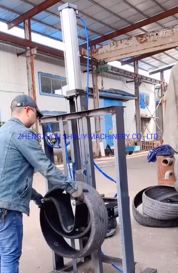 Pneumatic Tire Compressor Vertical Waste Tire Baler
