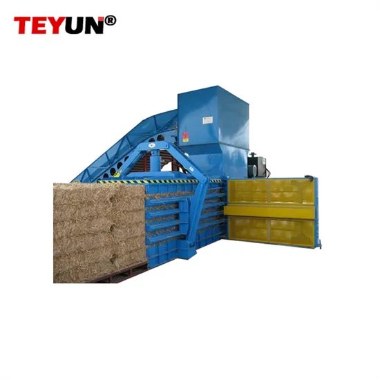 Teyun Professional Semi-Automatic Waste Cardboard Horizontal Baler Machine