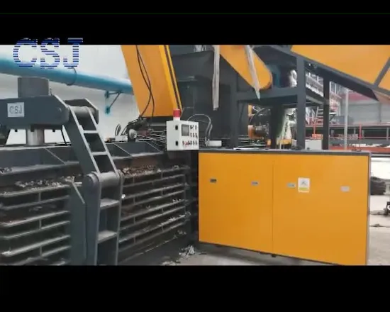 Hydraulic Waste Paper Baler Machine/Hydraulic Pet Bottle Recycling Machine/Horizontal Hydraulic Packing Machine for Pressing Cardboard