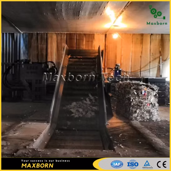 Big Size Automatic Dual RAM Horizontal Hydraulic Baling Machine/ Hydraulic Baler for Cardboard Carton Plastic and Straw