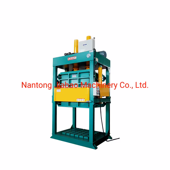 Vertical Hydraulic Textile Baling Press Machine Used Clothing Baler Machine Clothes Bale Machine