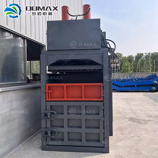 High Quality 250ton Waste Cardboard Semi-Automatic Baler Machine