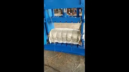 Hydraulic Double Chamber Vertical Baler for Used Clothes and Textile