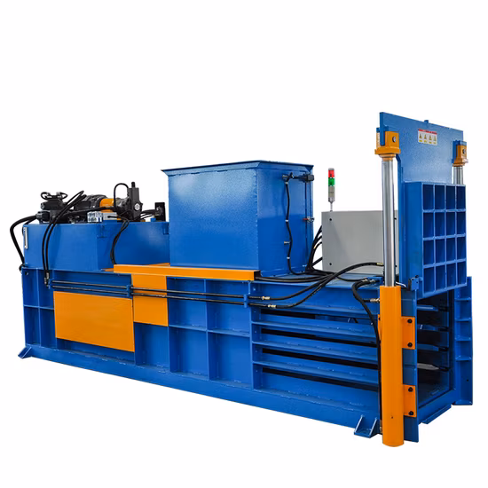 Semi-Automatic Hydraulic Baler for Metal, Paper, Cardboard, Plastic Baling Press