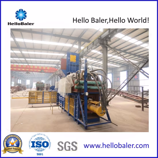 Automatic Baling Machine/Hydraulic Baler/Horizontal Baler Machine/Recycling Baler for Occ, waste Cardboard, Paper, Plastic, PET bottles, Cans, Metal, Straw, Hay