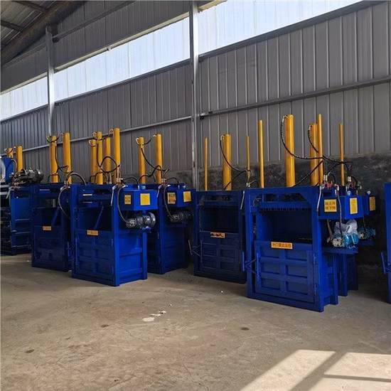 Hot Sale Small Vertical Copmact Baler for Waste Paper, Carton, Film, Outer Packaging Material