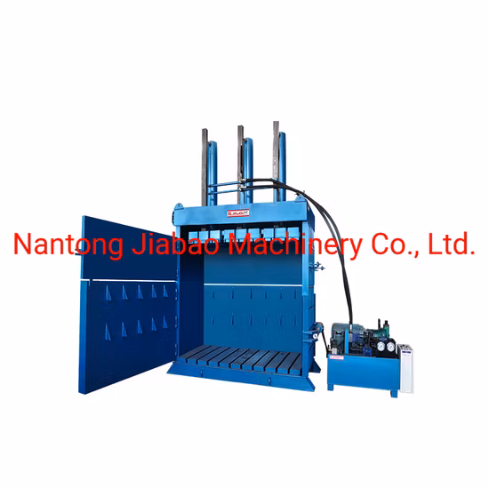 Hydraulic Vertical Baler for Bottles and Tyre/Car Tire Baling Press/Truck Tyre Baler Machine