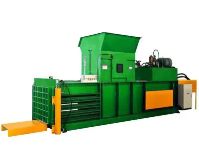 Horizontal Waste Paper Waste Rubber Tyre Baler Plastic Film Baler