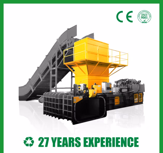 Fully Automatic Horizontal Plastic Bottle Metal Scrap Aluminum Can Baler