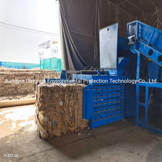 Semi-Automatic Horizontal Hydraulic Paperboard Baler